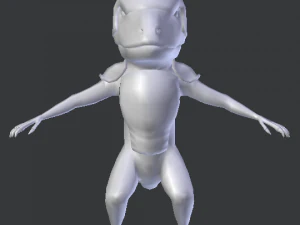 solider lizard 3D Model