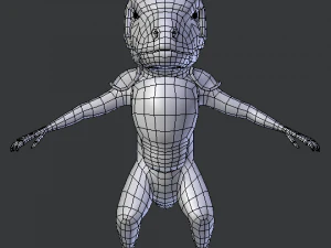 solider lizard 3D Model