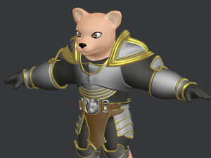 fantasy character Model 3D
