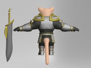 fantasy character Model 3D