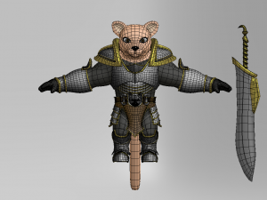 fantasy character Model 3D