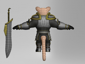 fantasy character Model 3D