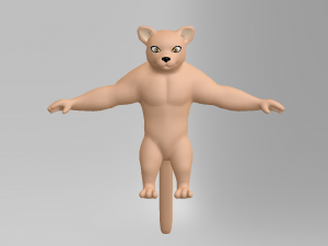 fantasy character Model 3D