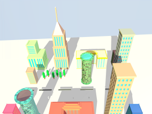 city building pack 3D मॉडल