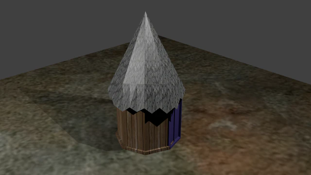 tent type home 3D Model .c4d .max .obj .3ds .fbx .stl .blend