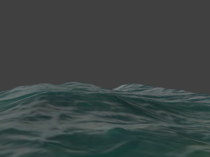 realistic ocean 3D Model