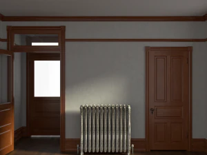 골동품 문 3D 모델