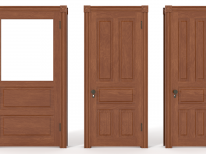antique doors 3D 모델
