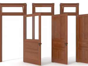 antique doors 3D Model