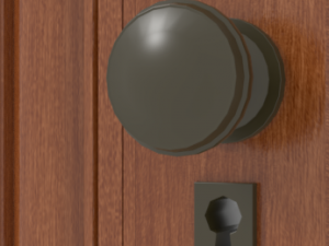 antique doors 3D 모델