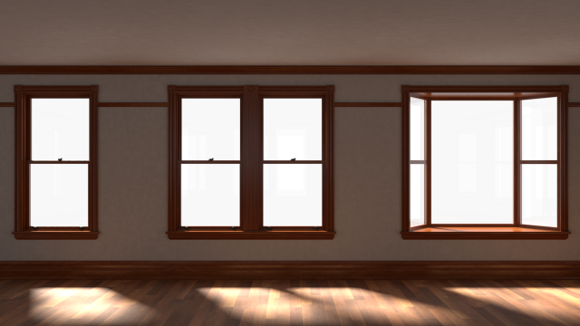 antique windows Modello 3D .c4d .max .obj .3ds .fbx .stl .blend 