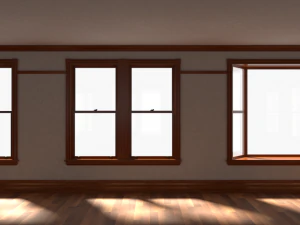 골동품 창문 3D 모델