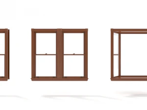 antique windows 3D Model