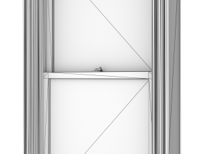 antique windows Modello 3D