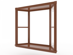 antique windows Modello 3D