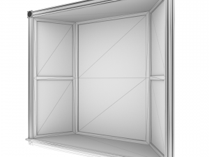 antique windows Modello 3D