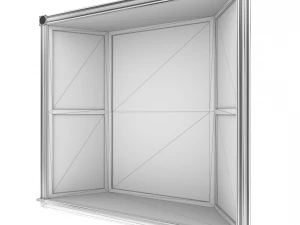 antique windows 3D Model