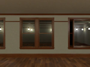 antique windows 3D Model