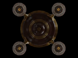 antique hanging pan lamp 3D Model