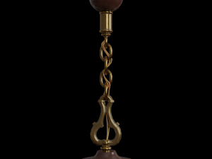 antique hanging pan lamp 3D Model