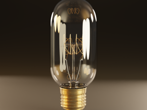 high poly antique light bulbs 3D 模型
