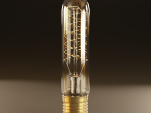 high poly antique light bulbs 3D 模型