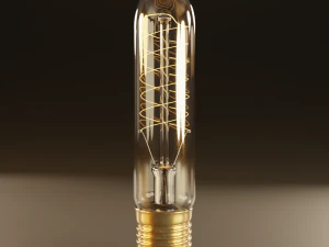 high poly antique light bulbs 3D Model