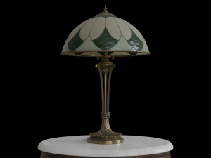 antique table lamp 001 3D मॉडल