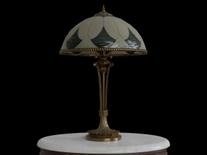 antique table lamp 001 Modelo 3D