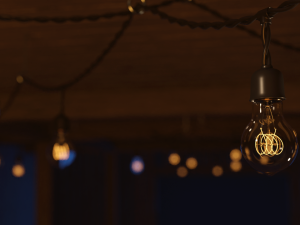 free antique light bulb 3D Model