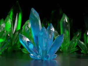 sci-fi-fantasy crystal 3D Model