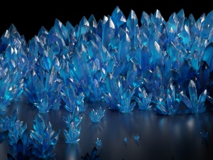 sci-fi-fantasy crystal Model 3D