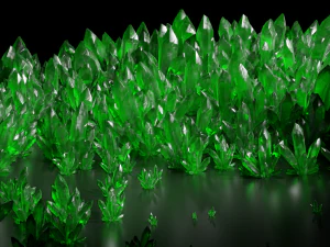 sci-fi-fantasy crystal 3D Model