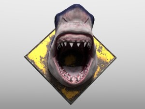 shark head1a Model 3D