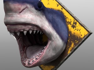 shark head1a Model 3D