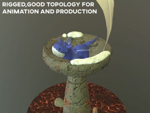 evolution dragon 3Dモデル