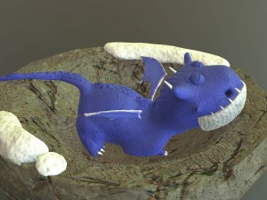 evolution dragon 3D मॉडल