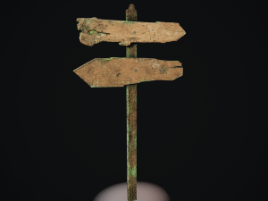 old signpost 3D 모델