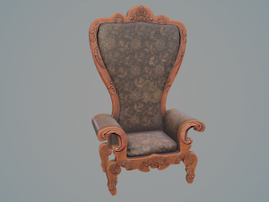 Rocco throne 3Dモデル