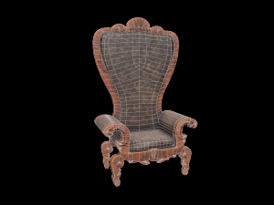 Rocco throne Modelo 3D