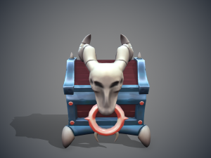 stylized chest 3D 模型