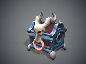 stylized chest 3D 模型