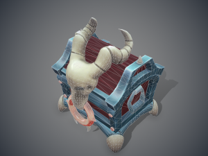 stylized chest 3D 模型