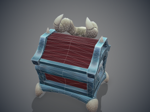 stylized chest 3D 模型