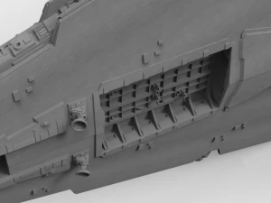 Imperial II Star Destroyer Star Wars: alto livello di dettaglio Modello 3D