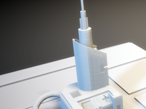 sci-fi rpg house with interior - high details level vr - ar - low-poly 3D Model