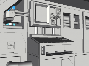 sci-fi rpg house with interior - high details level vr - ar - low-poly 3D Model