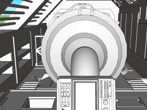 sci-fi rpg house with interior - high details level vr - ar - low-poly 3D Model