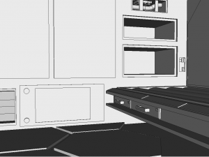 sci-fi rpg house with interior - high details level vr - ar - low-poly 3D Model