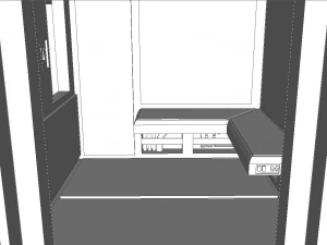 sci-fi rpg house with interior - high details level vr - ar - low-poly 3D Model